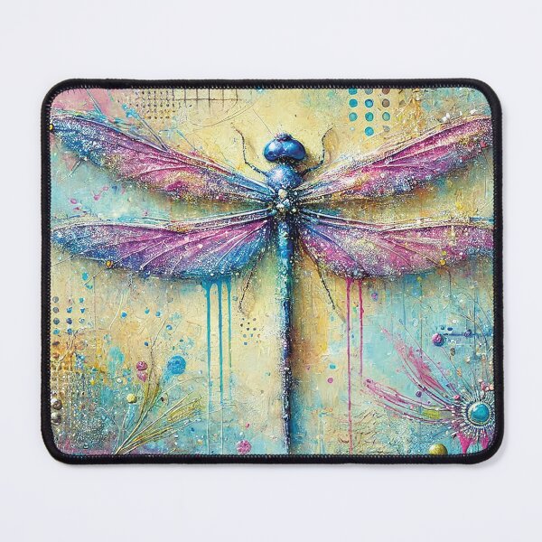 Item preview, Soft Purple Dragonfly cushion designed and sold by Random Designs.