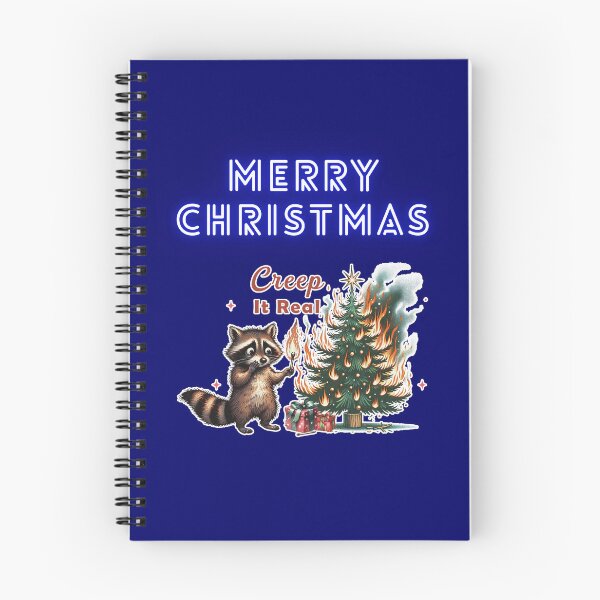 Item preview, Navidad con mapaches designed and sold by WoodburyLake.