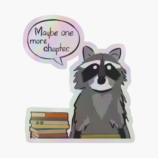 Item preview, Book racoon designed and sold by lostinabc.