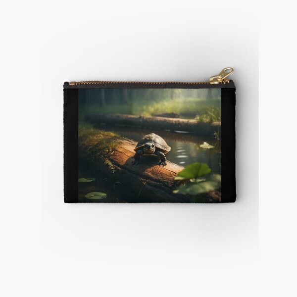 Item preview, A small turtle on a log designed and sold by Greezey.