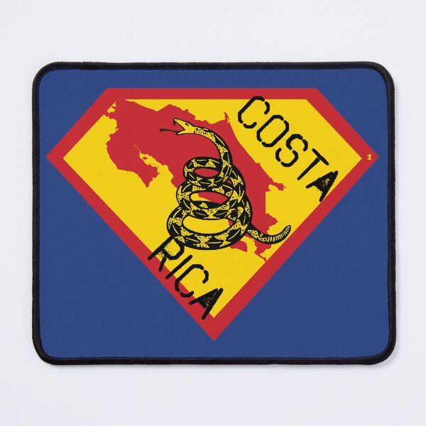 Item preview, COSTA RICA Spell Out - Freedom Is The Superpower - Gadsden Snake Flag - Dont Tread On Me SUPERHERO design designed and sold by pelagio.