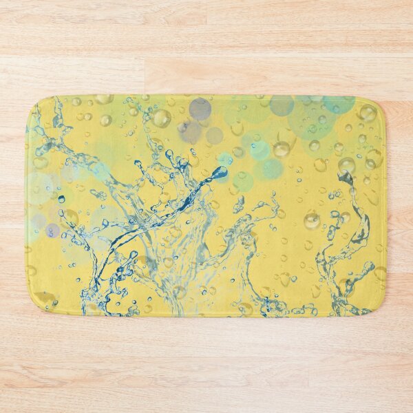 Item preview, Water Splash on Yellow designed and sold by TurquoiseBird.