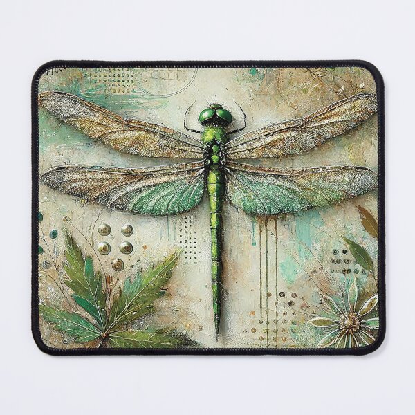 Item preview, Soft Green Dragonfly cushion designed and sold by Random Designs.