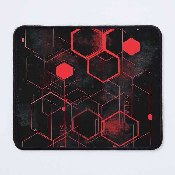 Item preview, Red and Black Hexagons designed and sold by RoseShop2093.
