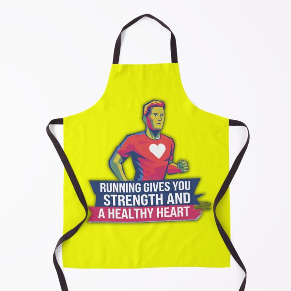 Item preview,  Running Gives You Streng And A Healty Heart - Motivational T-shirt For Runners And Athletes designed and sold by Creomix.