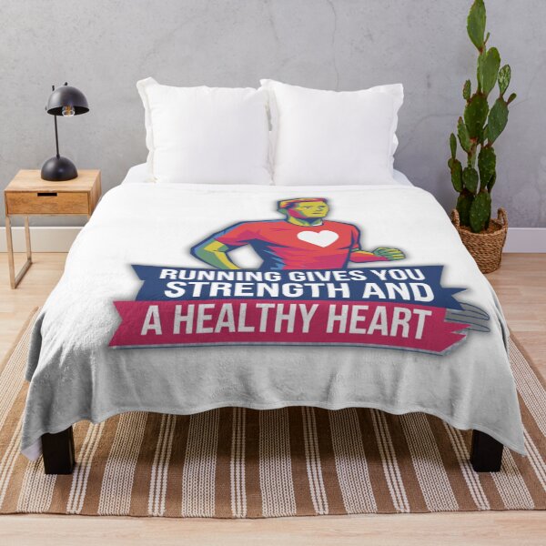 Item preview, Running Gives You Streng And A Healty Heart - Motivational T-shirt For Runners And Athletes designed and sold by Creomix.