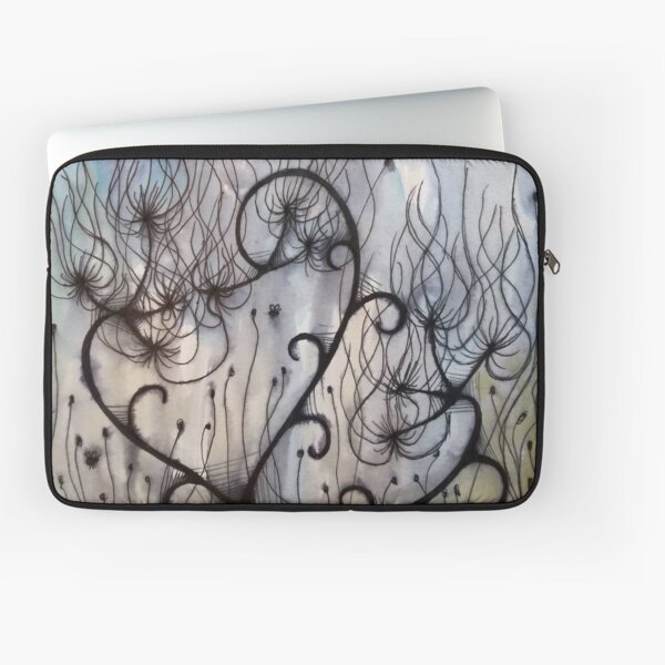 Plant Life by Nikolai Bird - spring, flowers, insects Laptop Sleeve