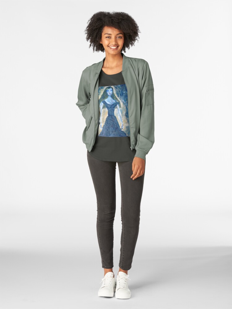 Alternate view of A Girl in A Blue Dress (Rusalka) Premium Scoop T-Shirt