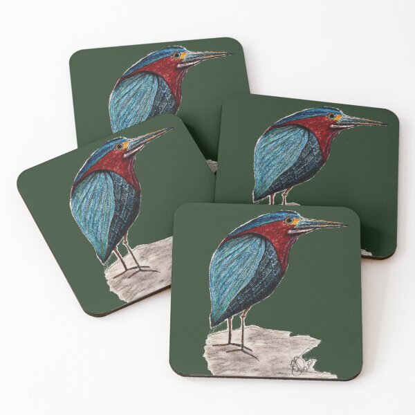 Item preview, Green Heron  designed and sold by bibiwildstudio.