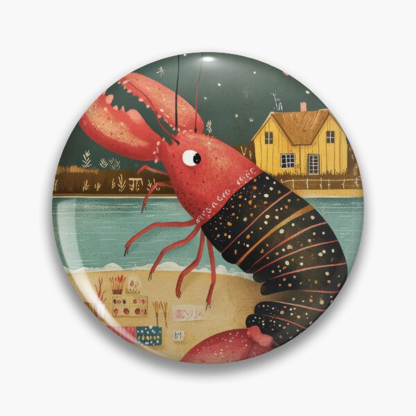 Item preview, Lobster lounging by the shore designed and sold by wklize.