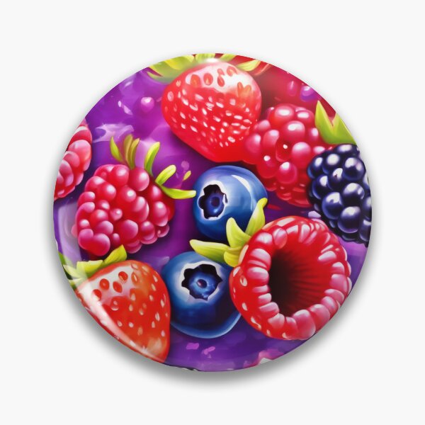 Item preview, Berry Splash Mix Art designed and sold by Health And Fitness Posts e-Store.
