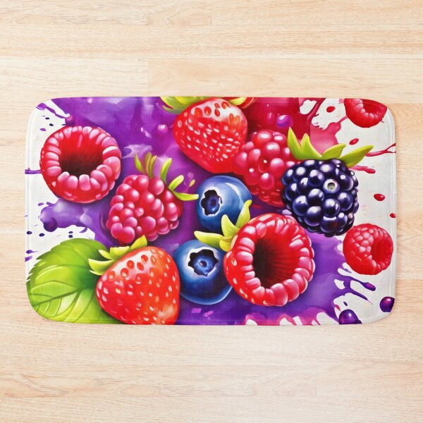 Item preview, Berry Splash Mix Art designed and sold by Health And Fitness Posts e-Store.
