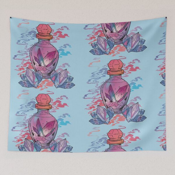 Item preview, Crystal Potion of Mystical Energy designed and sold by pinkFrogInSpace.
