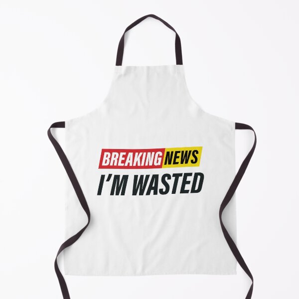 Item preview, Breaking News - I'm Wasted - Funny News Design designed and sold by Bleak Shirt.