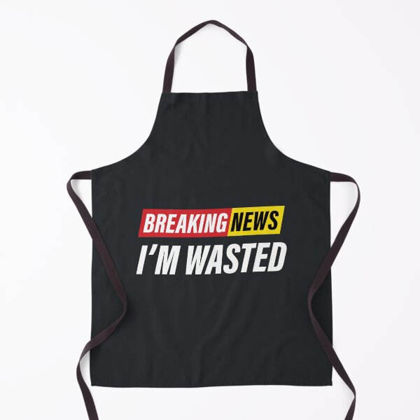 Item preview, Breaking News - I'm Wasted - Funny News Design designed and sold by Bleak Shirt.