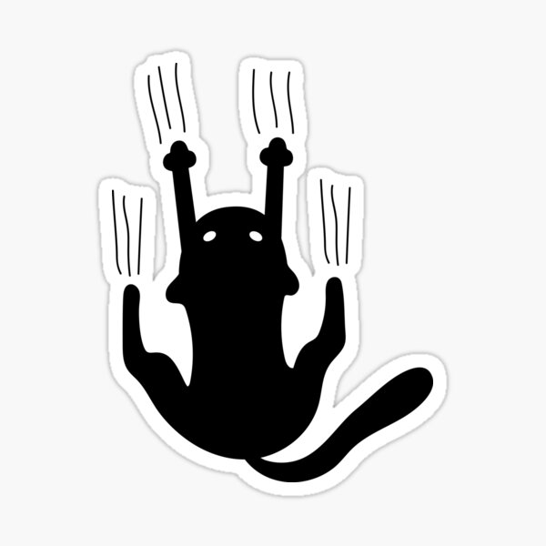 Artikel-Vorschau von fallende Katzen an die Wand, designt und verkauft von syamhnsb.