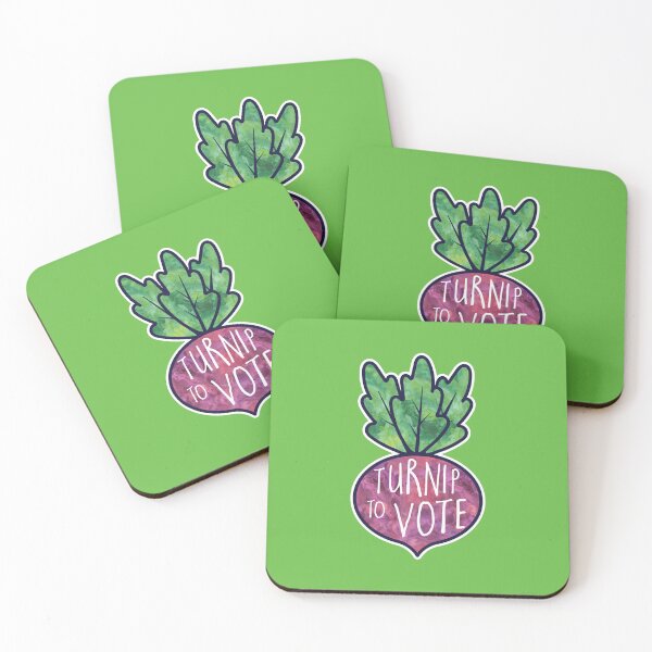 Item preview, Turnip to Vote - Funny Political Pun Design designed and sold by hitechmom.