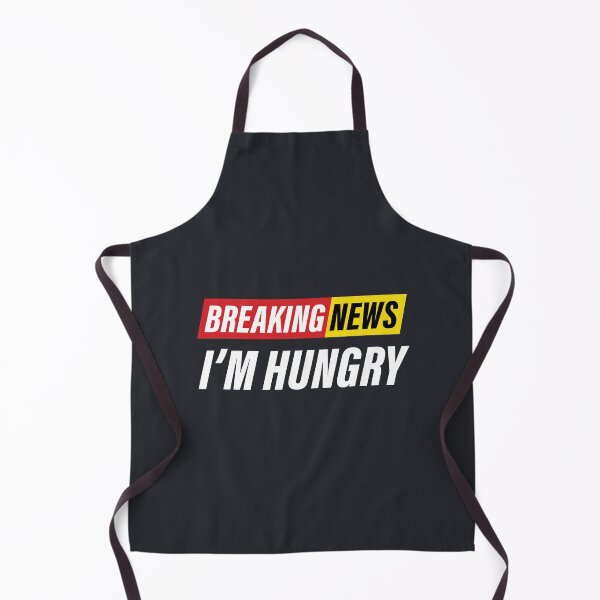 Item preview, Breaking News - I'm Hungry - Funny News Design designed and sold by Bleak Shirt.
