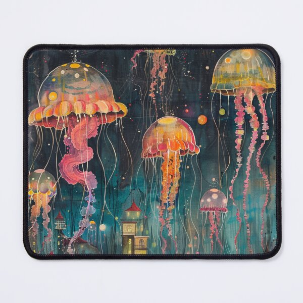 Item preview, Bizarro Jellyfish designed and sold by Mushies & Mandalas.