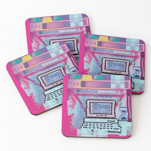 Item preview, Retro Glitch - Loading Screen Digital Art designed and sold by pinkFrogInSpace.