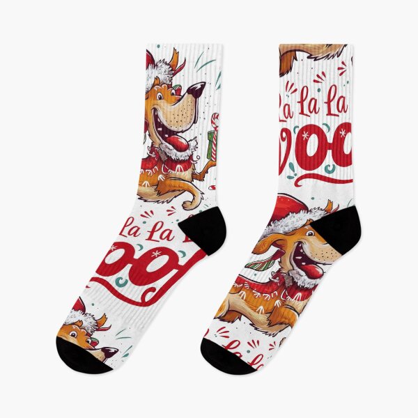 Item preview, La La La Woof – Festive Christmas Dog Lovers Design designed and sold by asprse.