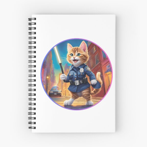 Item preview, The Purrfect Police Officer: A Feline Detective's Adventures designed and sold by MarCreativArt.