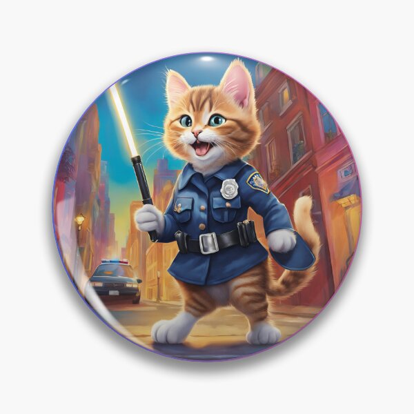 Item preview, The Purrfect Police Officer: A Feline Detective's Adventures designed and sold by MarCreativArt.
