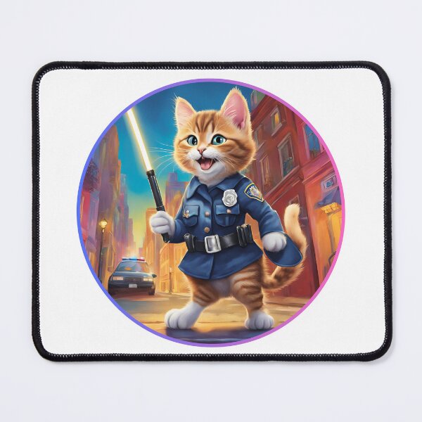 Item preview, The Purrfect Police Officer: A Feline Detective's Adventures designed and sold by MarCreativArt.