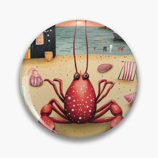 Item preview, Lobster Chilling at the beach designed and sold by wklize.