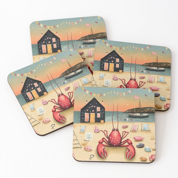 Item preview, Lobster Chilling at the beach designed and sold by wklize.