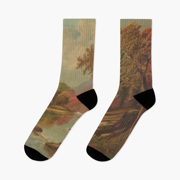 Item preview, Autumn on the Wissahicon, 1880 designed and sold by HausHatfield.