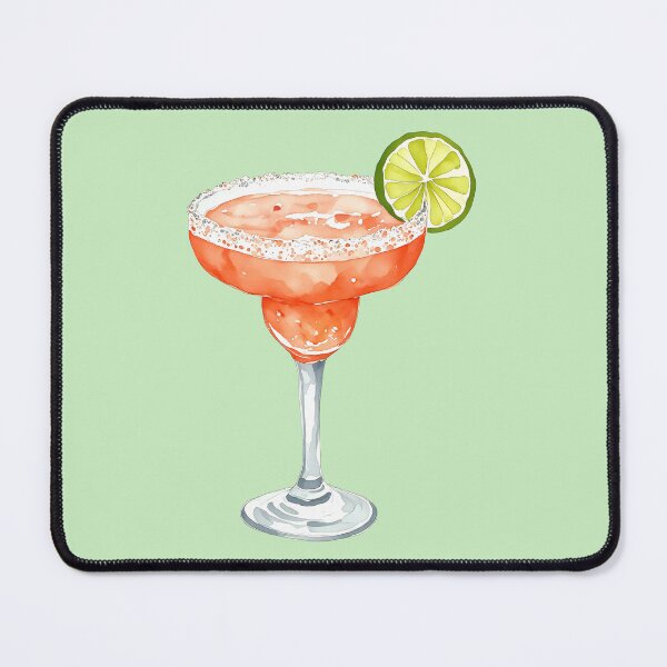Item preview, Mamacita Deserves a Margarita - Strawberry Marg Watercolor designed and sold by Magnolia Valley Art.