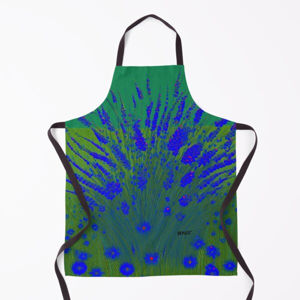 Item preview, Cobalt Blue Grass on Army Green - dePace' designed and sold by mrpropcake.