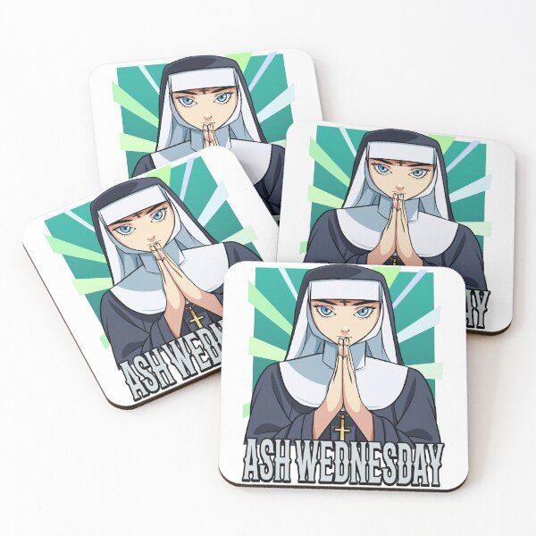 Item preview, Ash Wednesday Nun Fasting Praying Repent Christianity designed and sold by Nosek1ng.