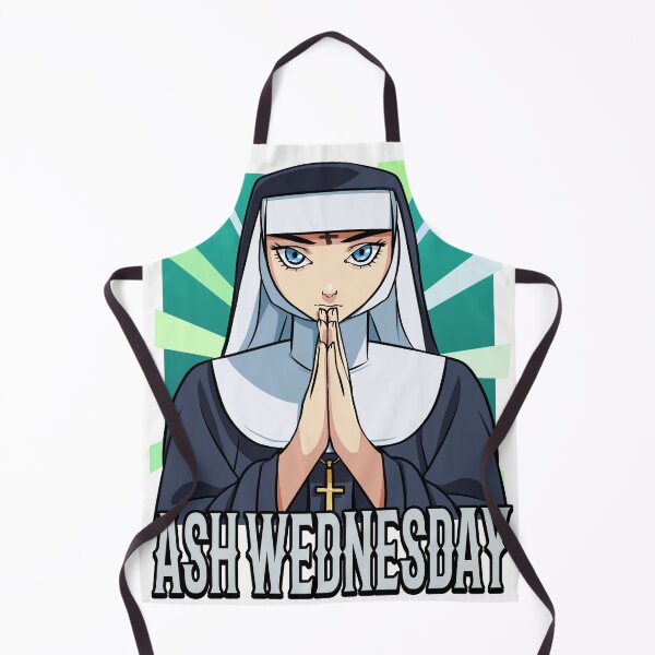 Item preview, Ash Wednesday Nun Fasting Praying Repent Christianity designed and sold by Nosek1ng.