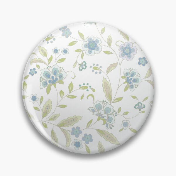 Item preview, Floral Spirals Sky designed and sold by Elaine  Monaco.