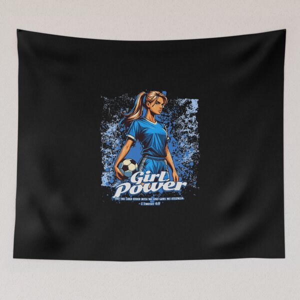 Item preview, Girl Power - Soccer designed and sold by quiggleton.