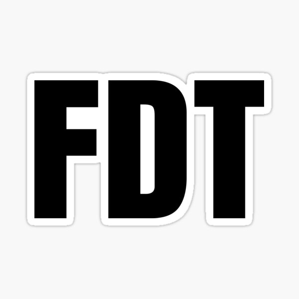 Aperçu de l'œuvre T-shirt FDT Fuck Donald Trump créée et vendue par dgavisuals.