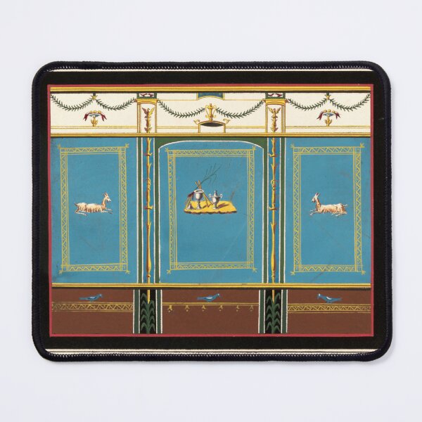 Item preview, Pompeii Fresco: Urn with two Goats, 1840ca designed and sold by HausHatfield.