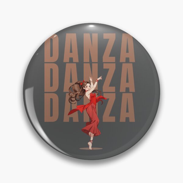 Item preview, DANCE RED DRESS ANIME STYLE WOMAN GIF designed and sold by La Loca.