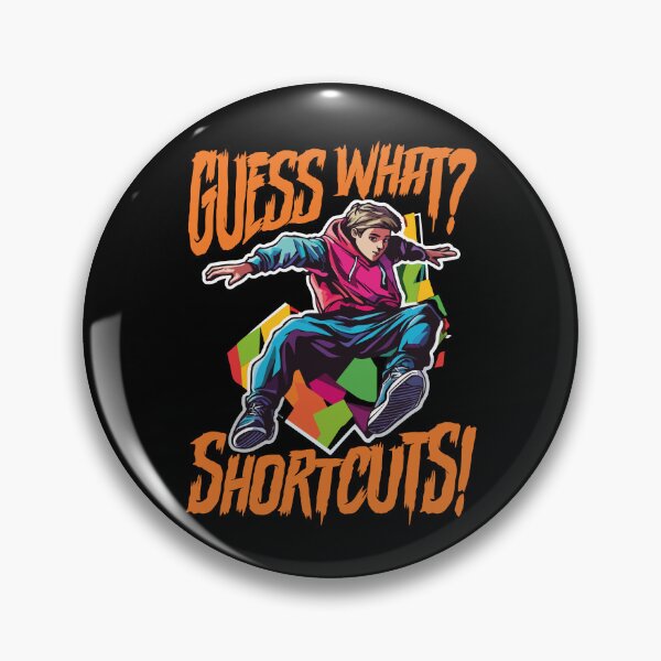 Item preview, Funny Parkour Free Running Design For Men - "Guess What Shortcuts?" designed and sold by MCGNYC.