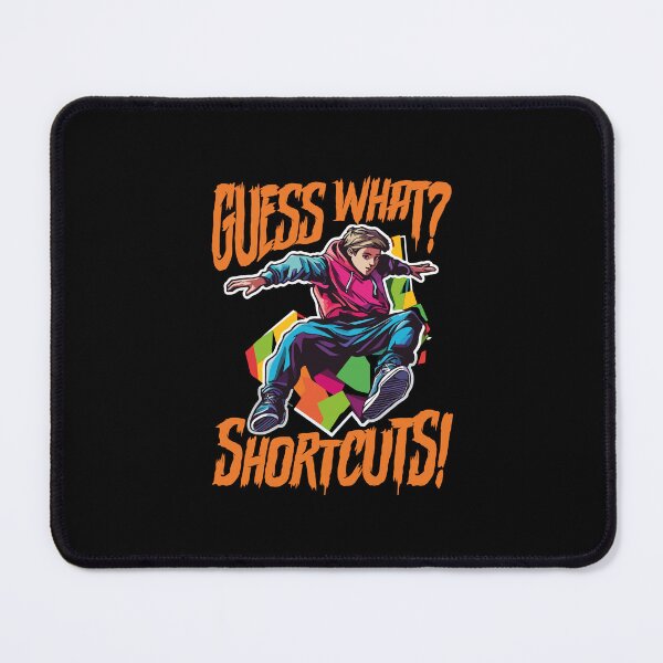 Item preview, Funny Parkour Free Running Design For Men - "Guess What Shortcuts?" designed and sold by MCGNYC.