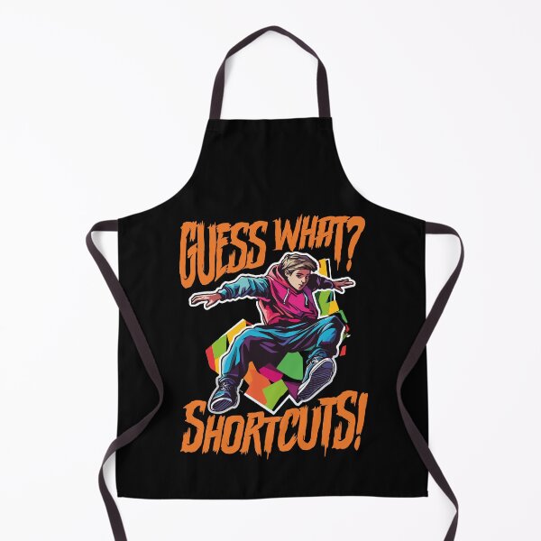 Item preview, Funny Parkour Free Running Design For Men - "Guess What Shortcuts?" designed and sold by MCGNYC.