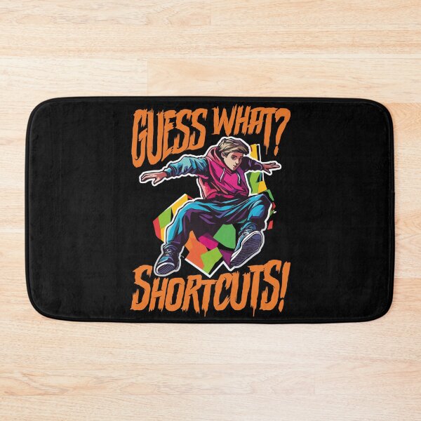 Item preview, Funny Parkour Free Running Design For Men - "Guess What Shortcuts?" designed and sold by MCGNYC.