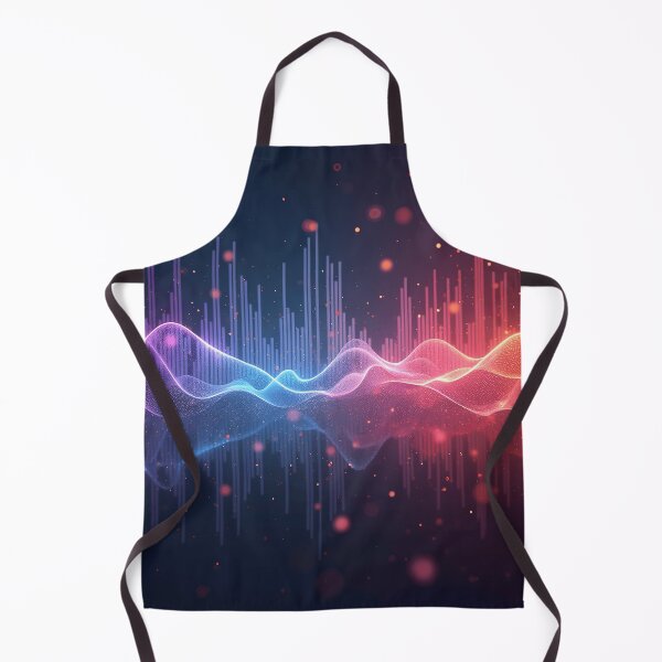 Item preview, Vibrant Neon Soundwave - Futuristic designed and sold by RobertHun.