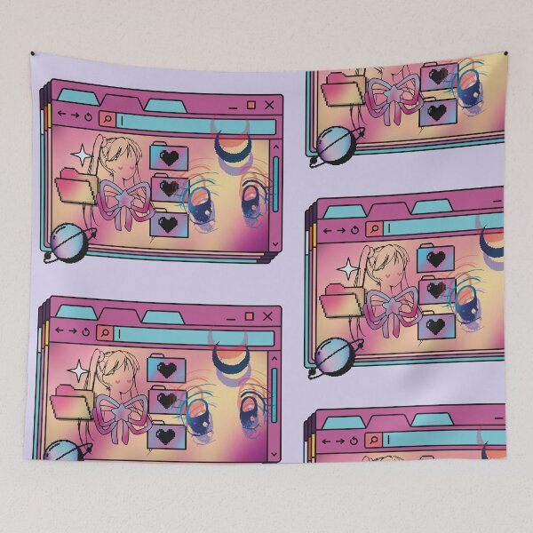 Item preview, Cyber sailor glitch designed and sold by pinkFrogInSpace.
