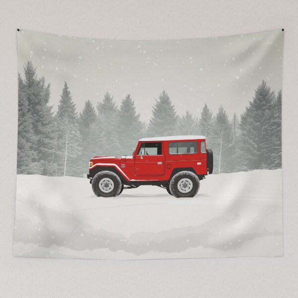 Item preview, Toyota Land Cruiser J40 Winter Wonderland designed and sold by blackdogshop.