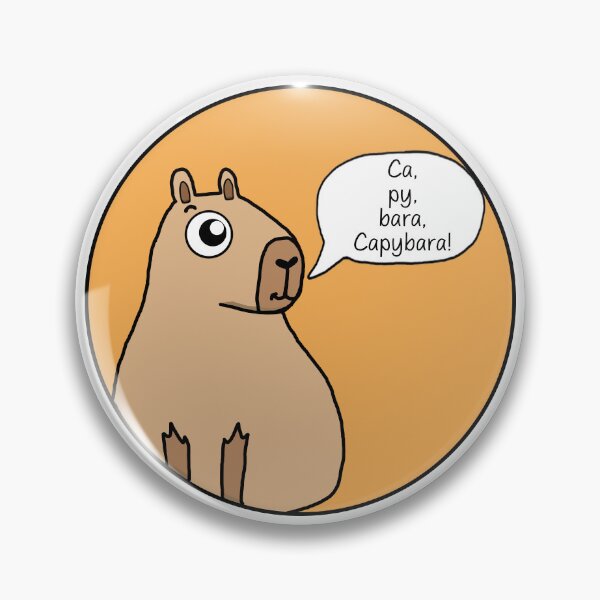 Item preview, Capybara Capybara! designed and sold by ProfanityFarm.