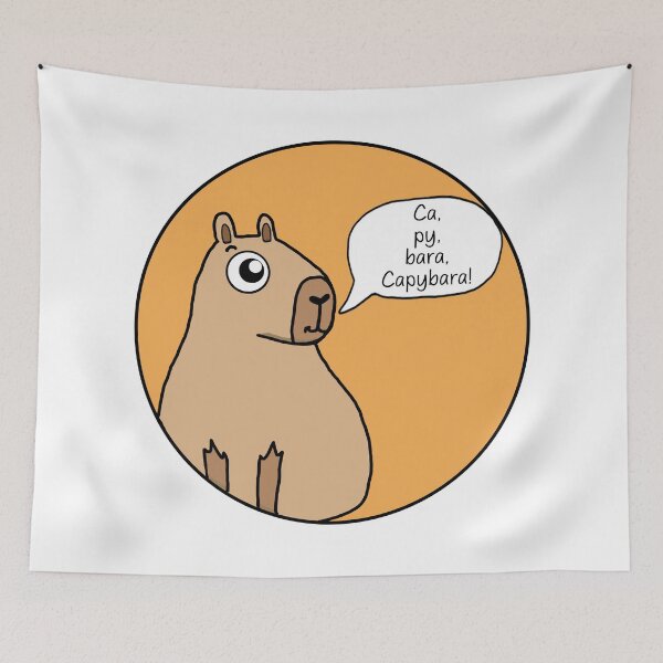 Item preview, Capybara Capybara! designed and sold by ProfanityFarm.