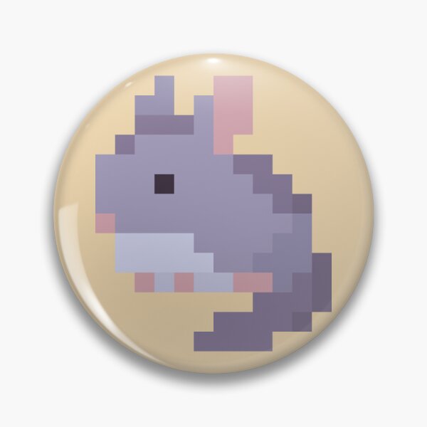 Item preview, pixel chinchilla designed and sold by tofu7soup.